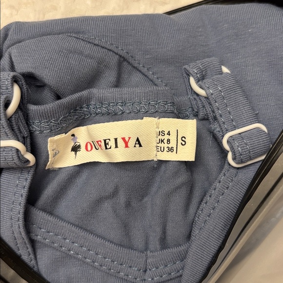 NEW! Women's Medium Blue Hot Shot Onesie Jumpsuit Romper Size SMALL - Picture 2 of 8